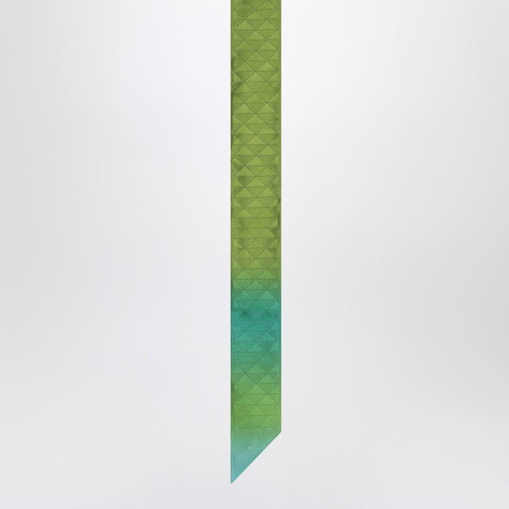 Prada Lime Coloured Ribbon In Silk Twill Women