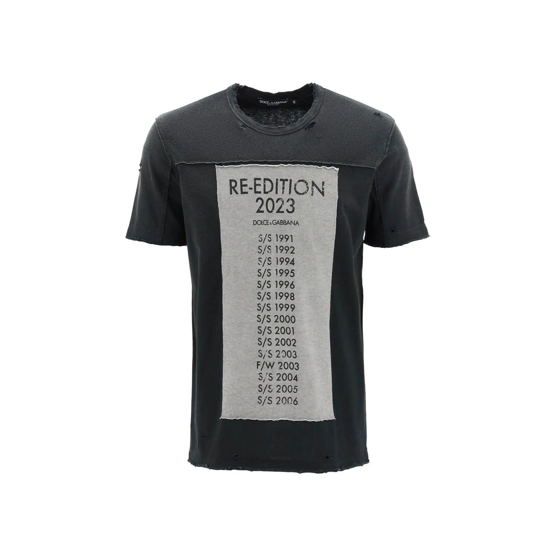 Dolce &amp; Gabbana Printed Cotton T Shirt