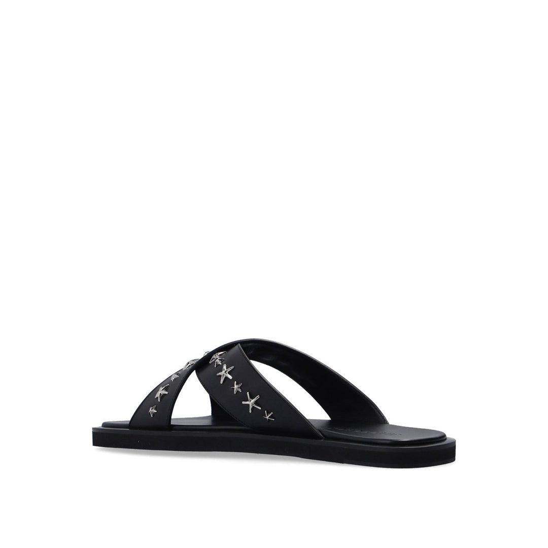 Jimmy Choo Palmo Leather Sandals Men