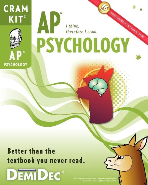 AP Psychology Cram Kit: Better than the textbook you never read. - Paperback