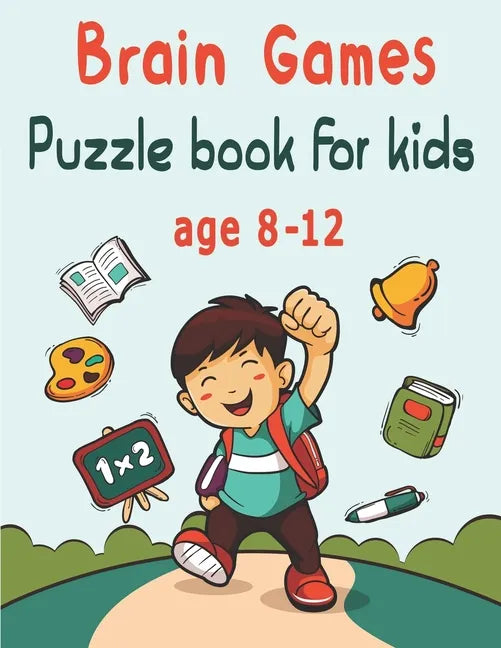 Puzzle book for kids age 8-12: Word search, Sudoku, Word Scramble, Mazes, Draw and Coloring pages - Paperback