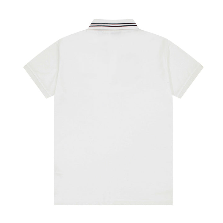 Burberry White T-Shirt With Collar