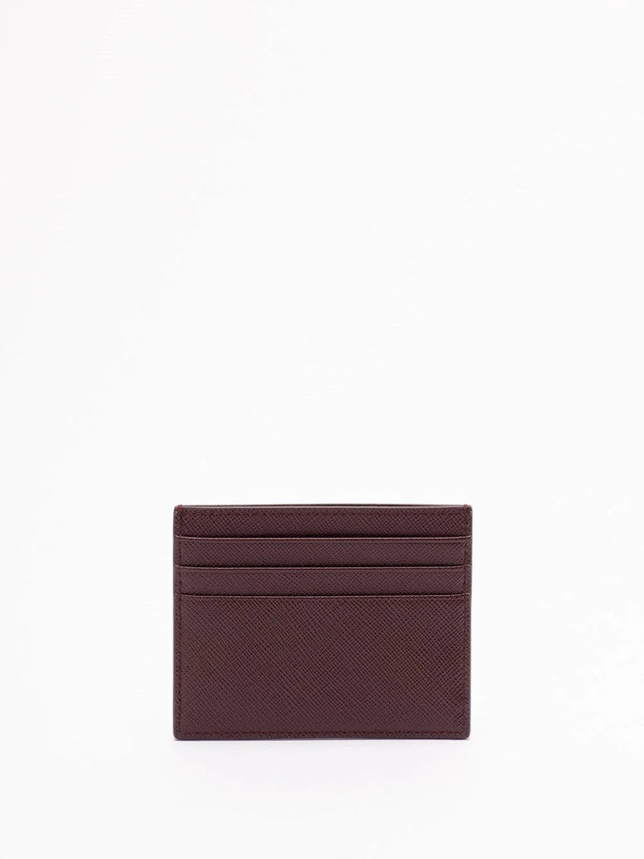 Prada Women Saffiano Leather Card Holder
