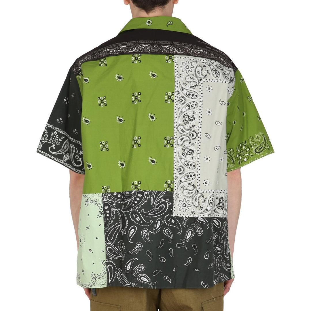 Kenzo Patchwork Cotton Shirt Men