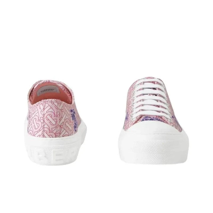 Burberry EKD Monogram Pattern Flatform Pink