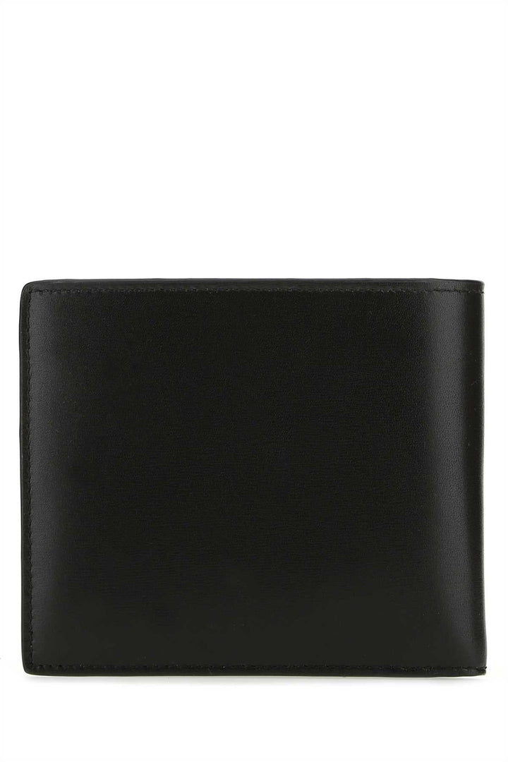 Saint Laurent Men Black Leather Wallet