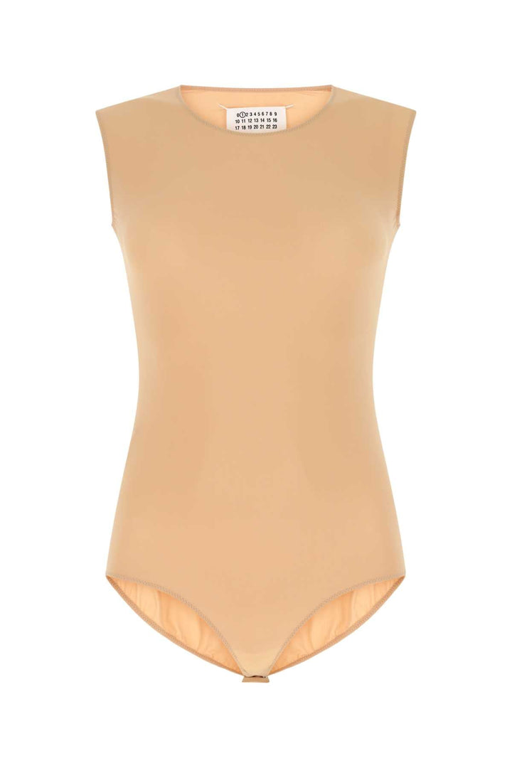 Maison Margiela Women Skin Pink Stretch Nylon Body