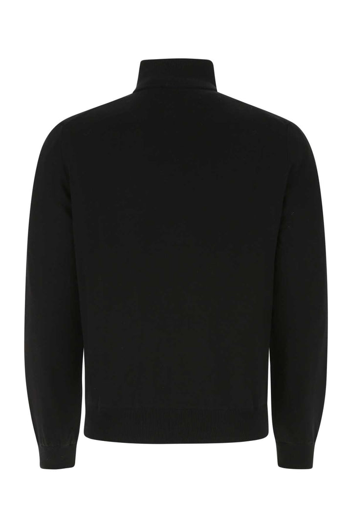 Prada Men Black Wool Reversible Cardigan