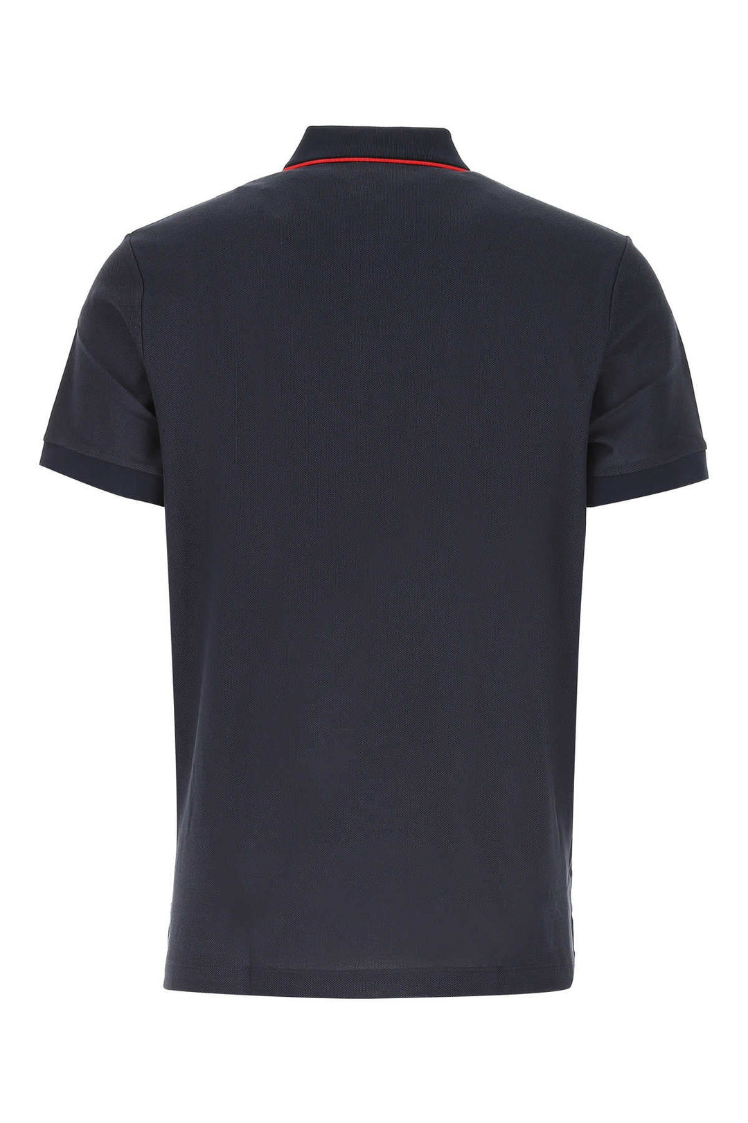 Burberry Men Polo In Piquet Blu Navy