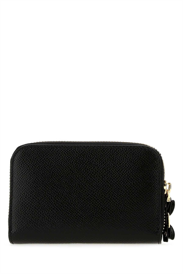 Salvatore Ferragamo Women Black Leather Wallet