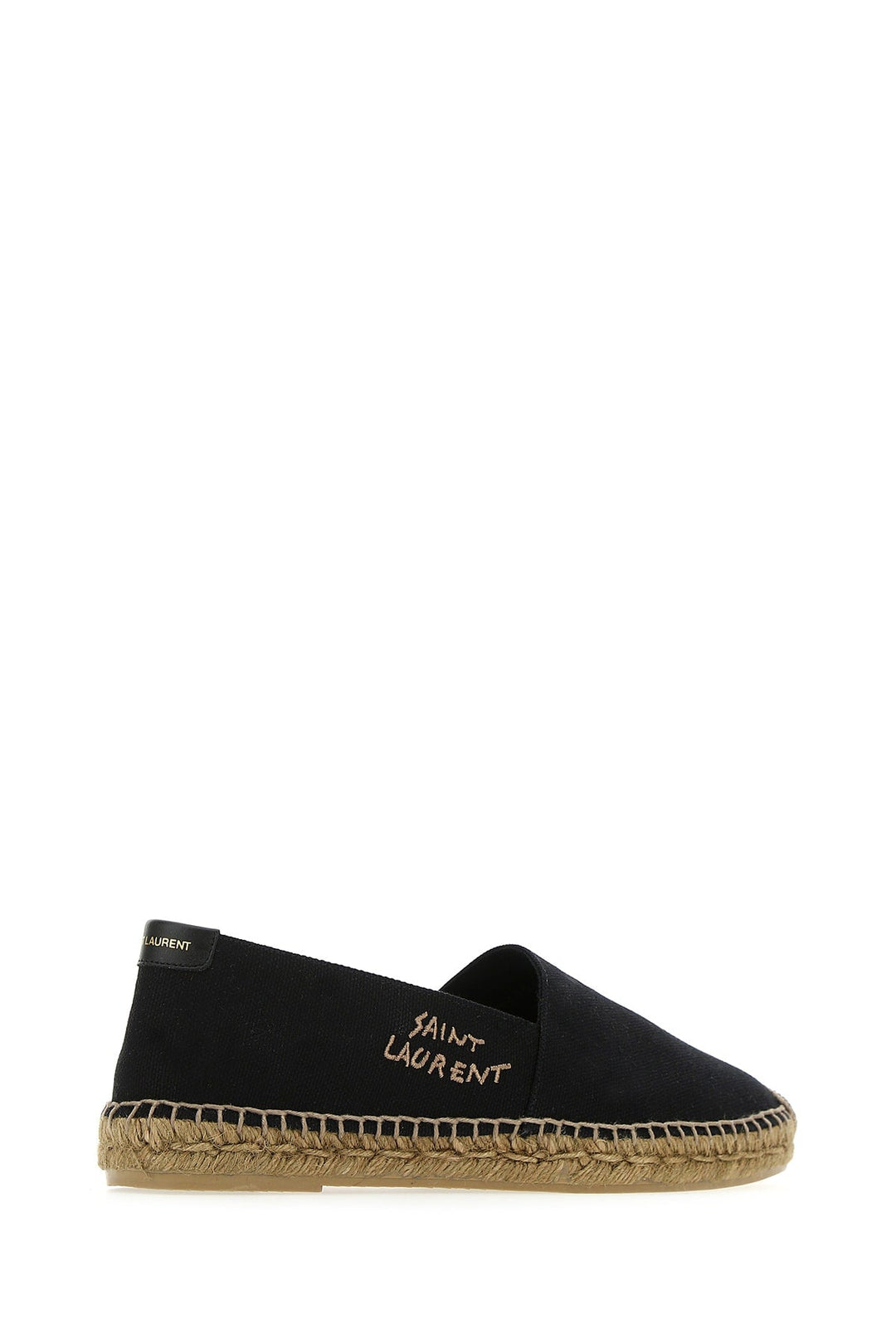 Saint Laurent Men Black Canvas Espadrilles