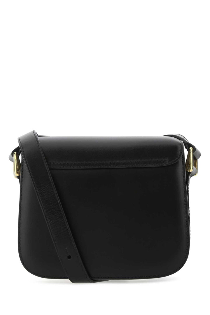 A.P.C. A.p.c. A.p.c. Black Leather Mini Grace Crossbody Bag Handbag Handb... | Designer Sale