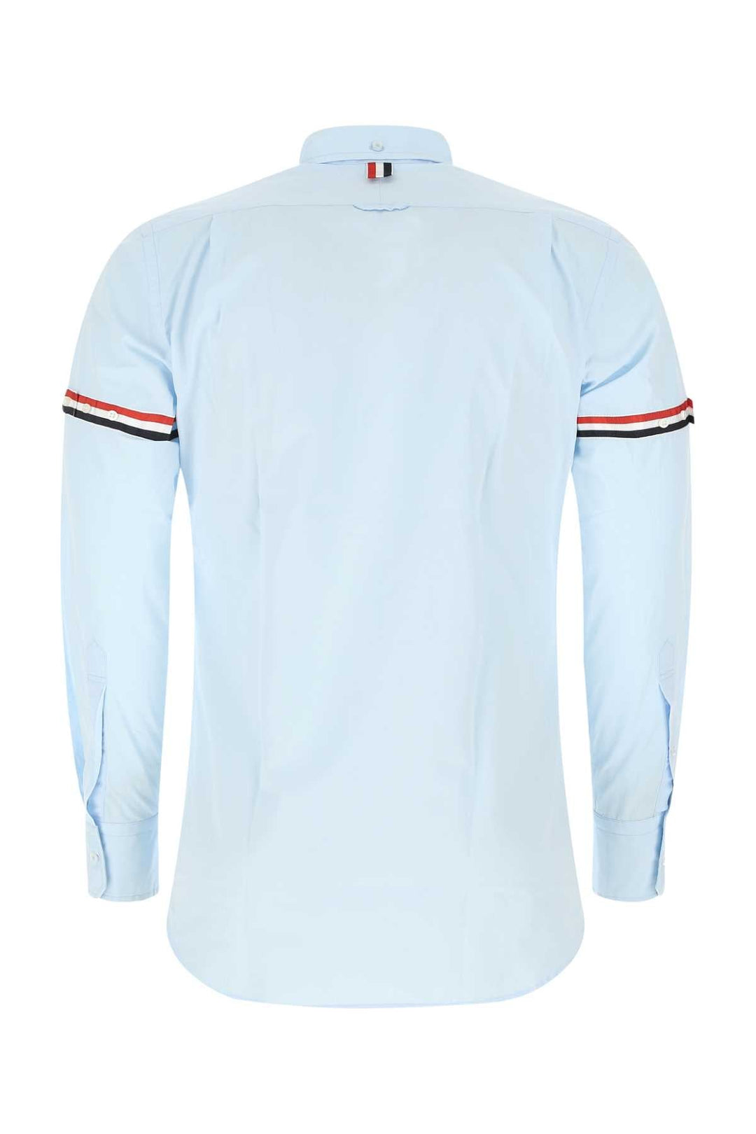 Thom Browne Men Powder Blue Cotton Shirt