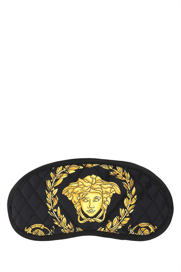 Versace Unisex Printed Silk Eye Mask