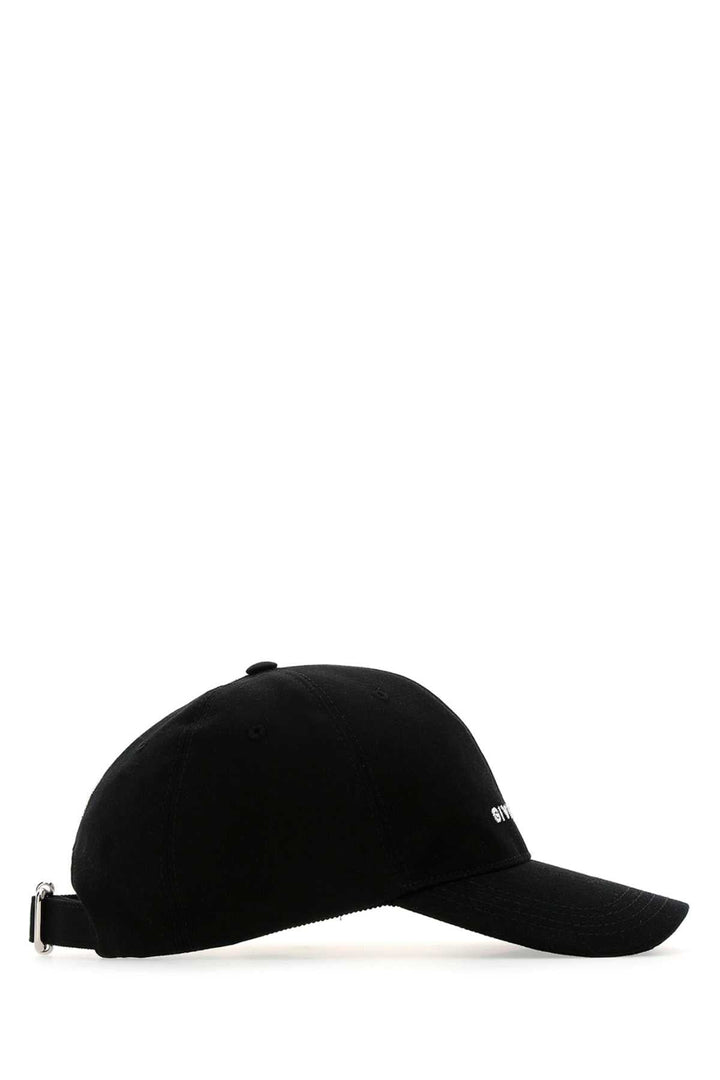 Givenchy Men Black Cotton Baseball Cap