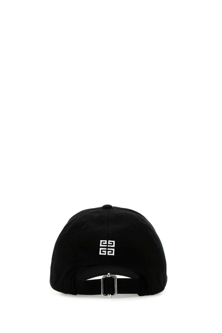 Givenchy Men Black Cotton Baseball Cap