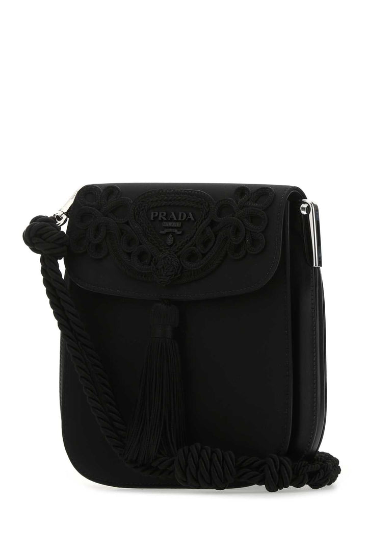 Prada Women Black Nylon Crossbody Bag