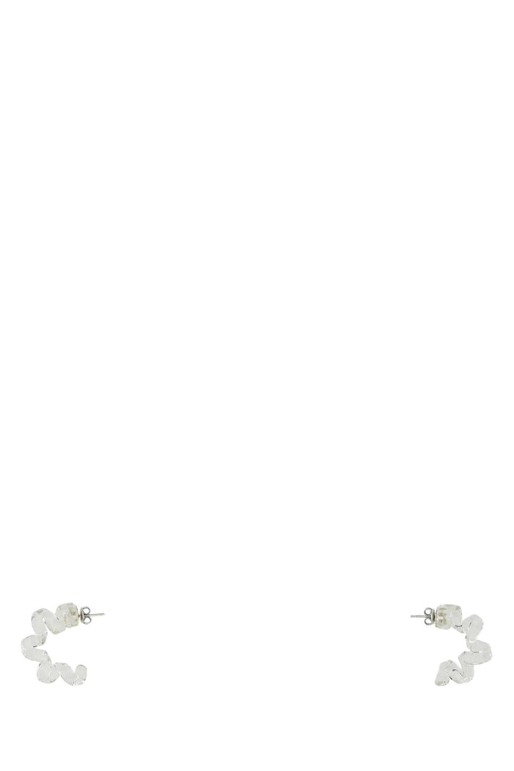 Bottega Veneta Women Transparent Glass Turn Earrings