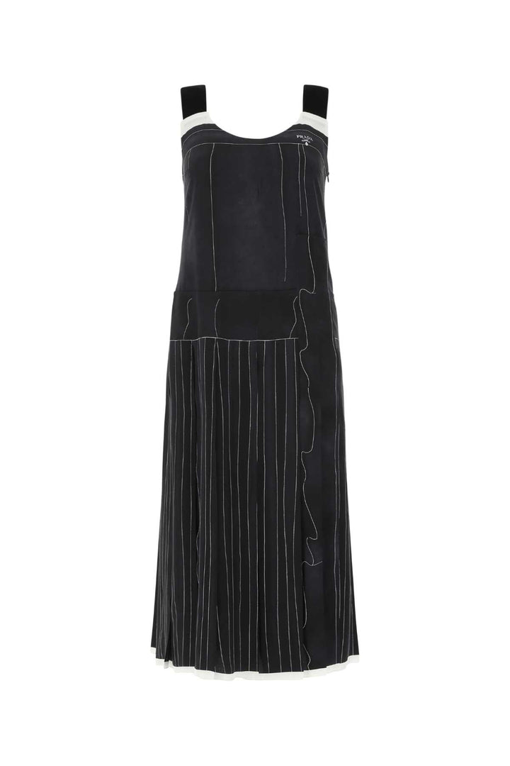 Prada Women Printed Silk Dress
