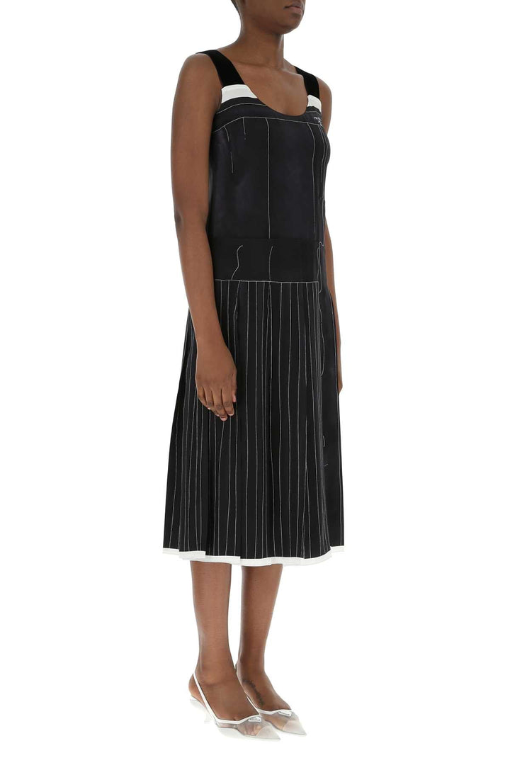 Prada Women Printed Silk Dress