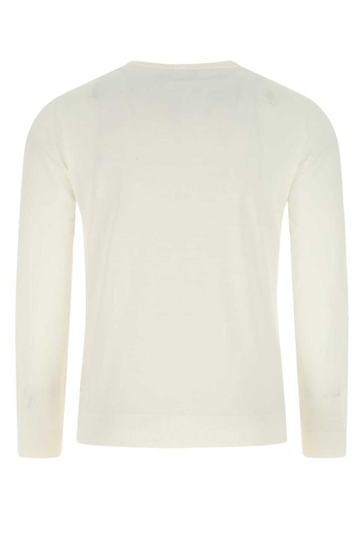 Prada Men Ivory Wool Sweater