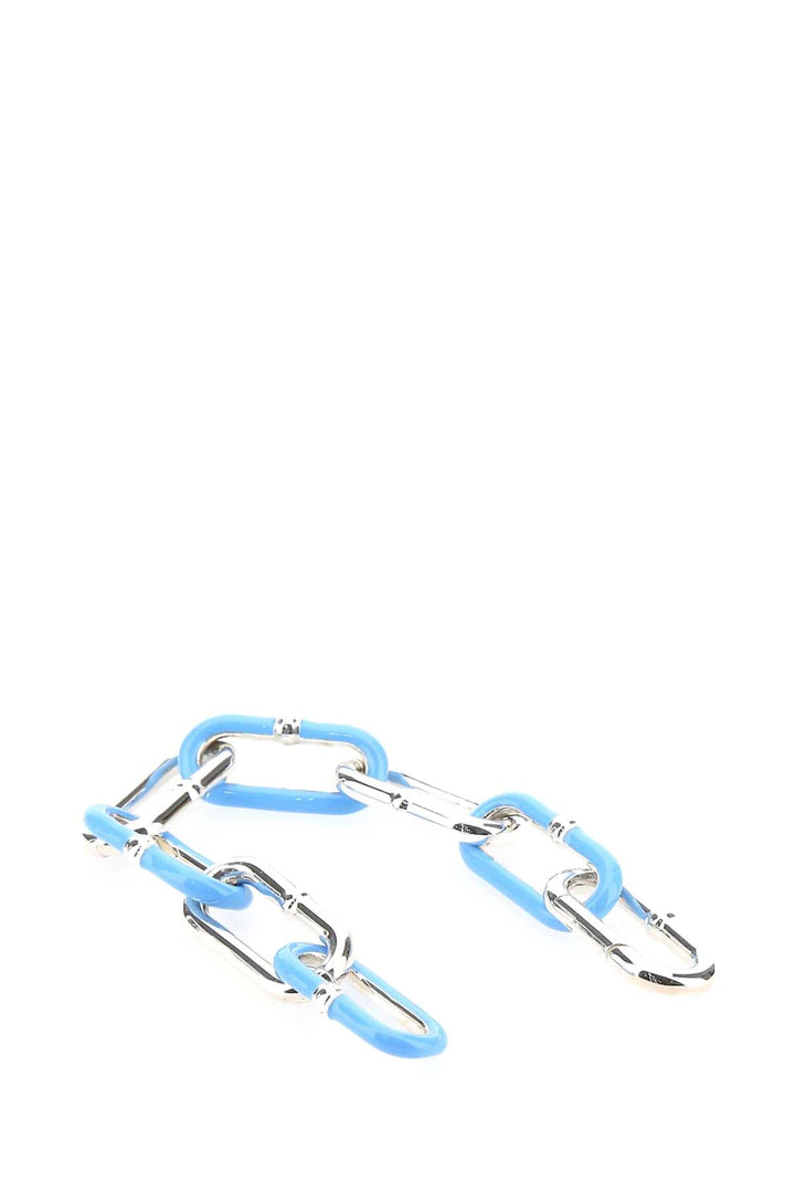 Bottega Veneta Women Two-Tone Silver Chain Bracelet