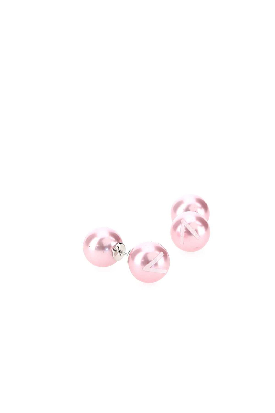 Vtmnts Men Pink Metal Earrings