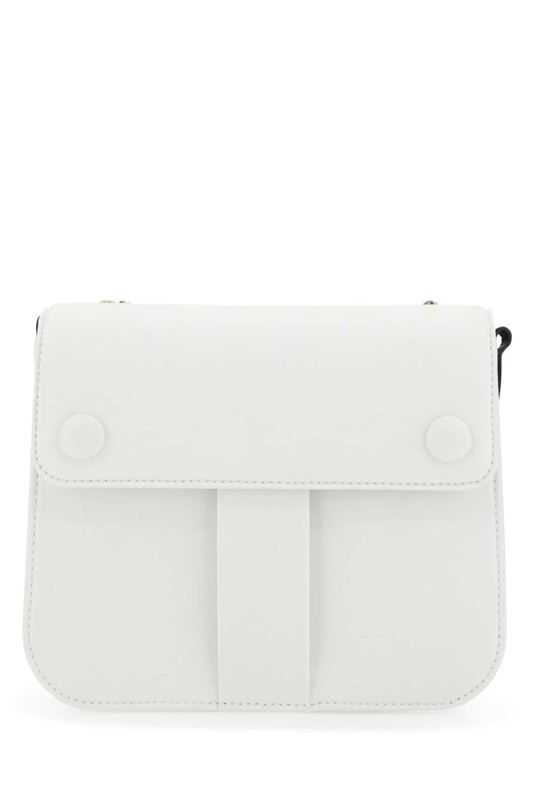 Maison Margiela Women Two-Tone Leather And Cotton New Lock Square Handbag