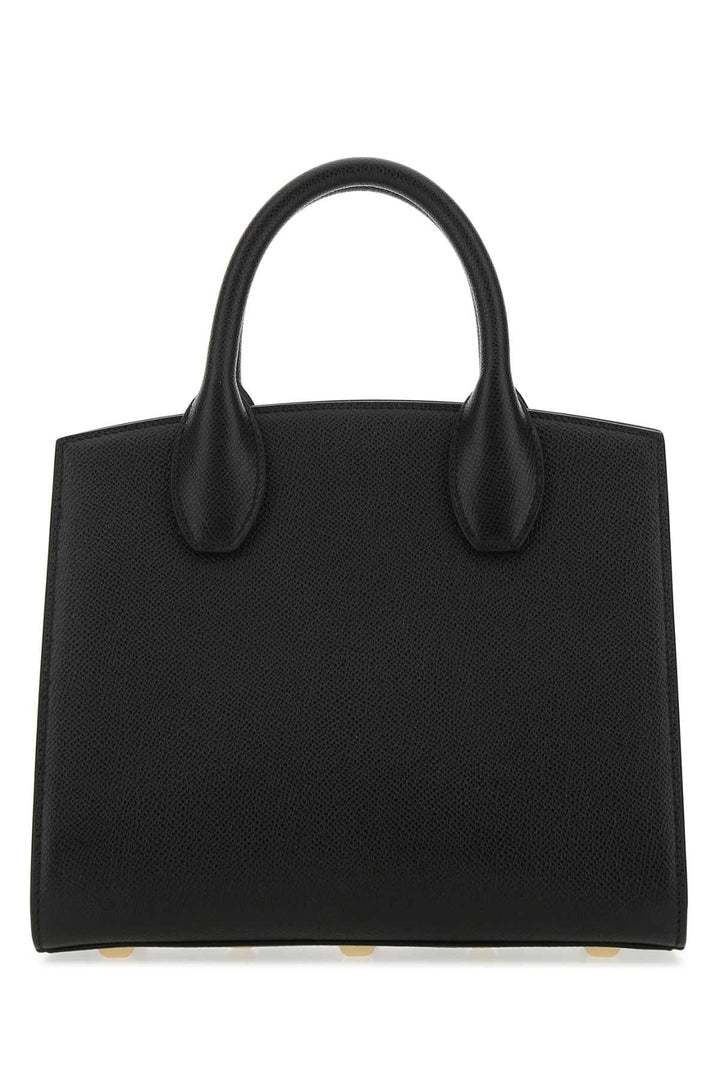 Salvatore Ferragamo Women Black Leather The Studio Handbag