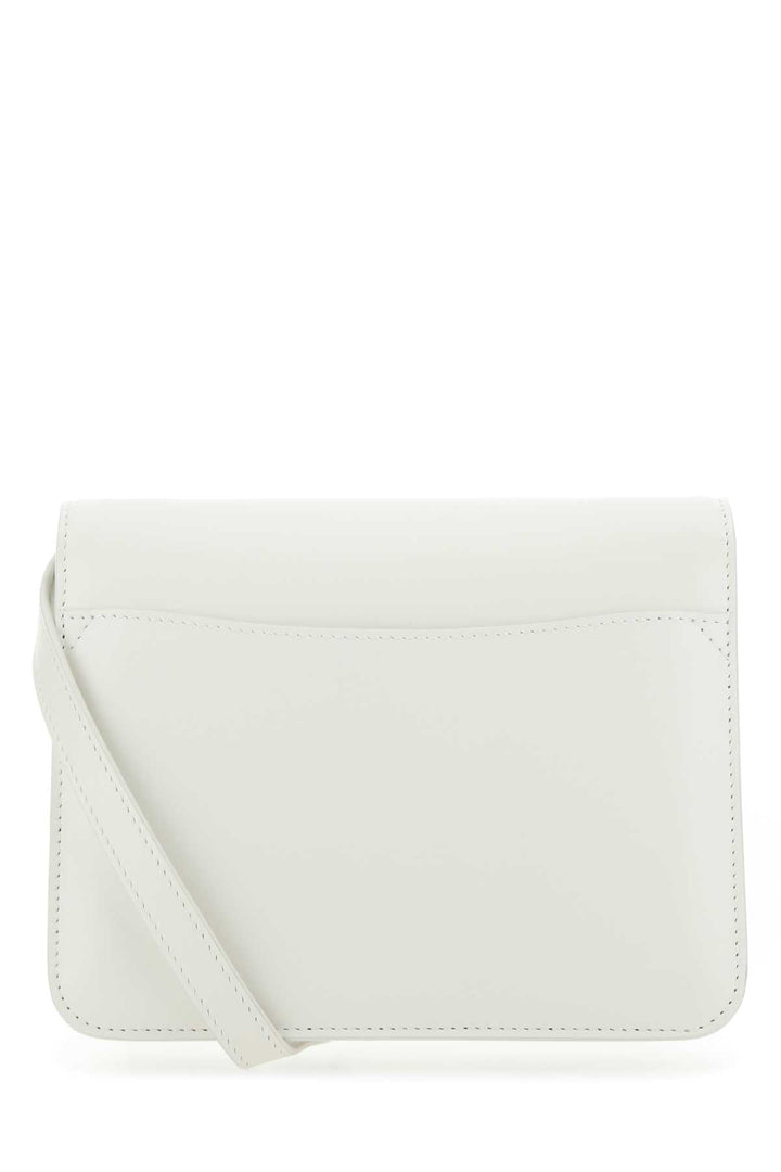 Chloe Women Ivory Leather Kattie Clutch