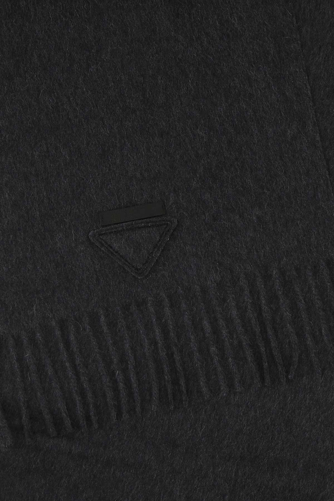 Prada Women Charcoal Cashmere Scarf