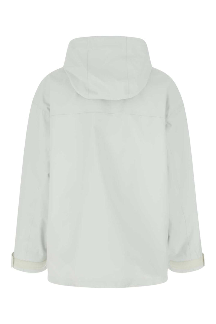 Prada Women Chalk Gore-Texâ® Oversize K-Way