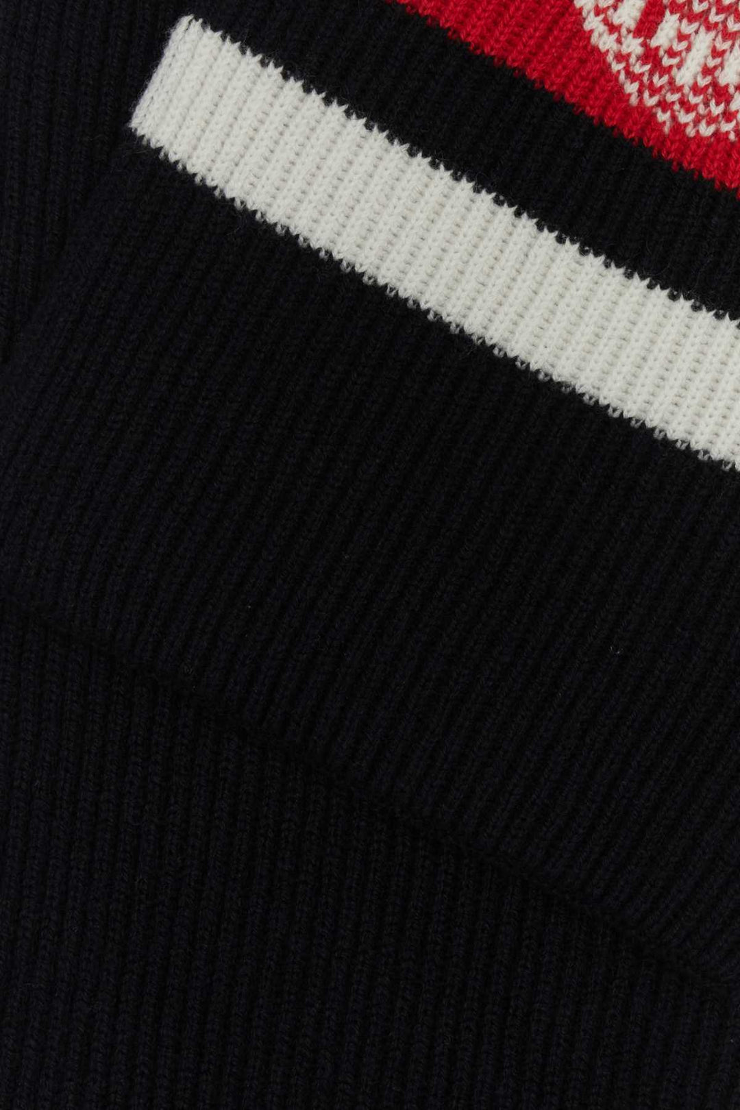 Prada Men Black Cashmere Scarf