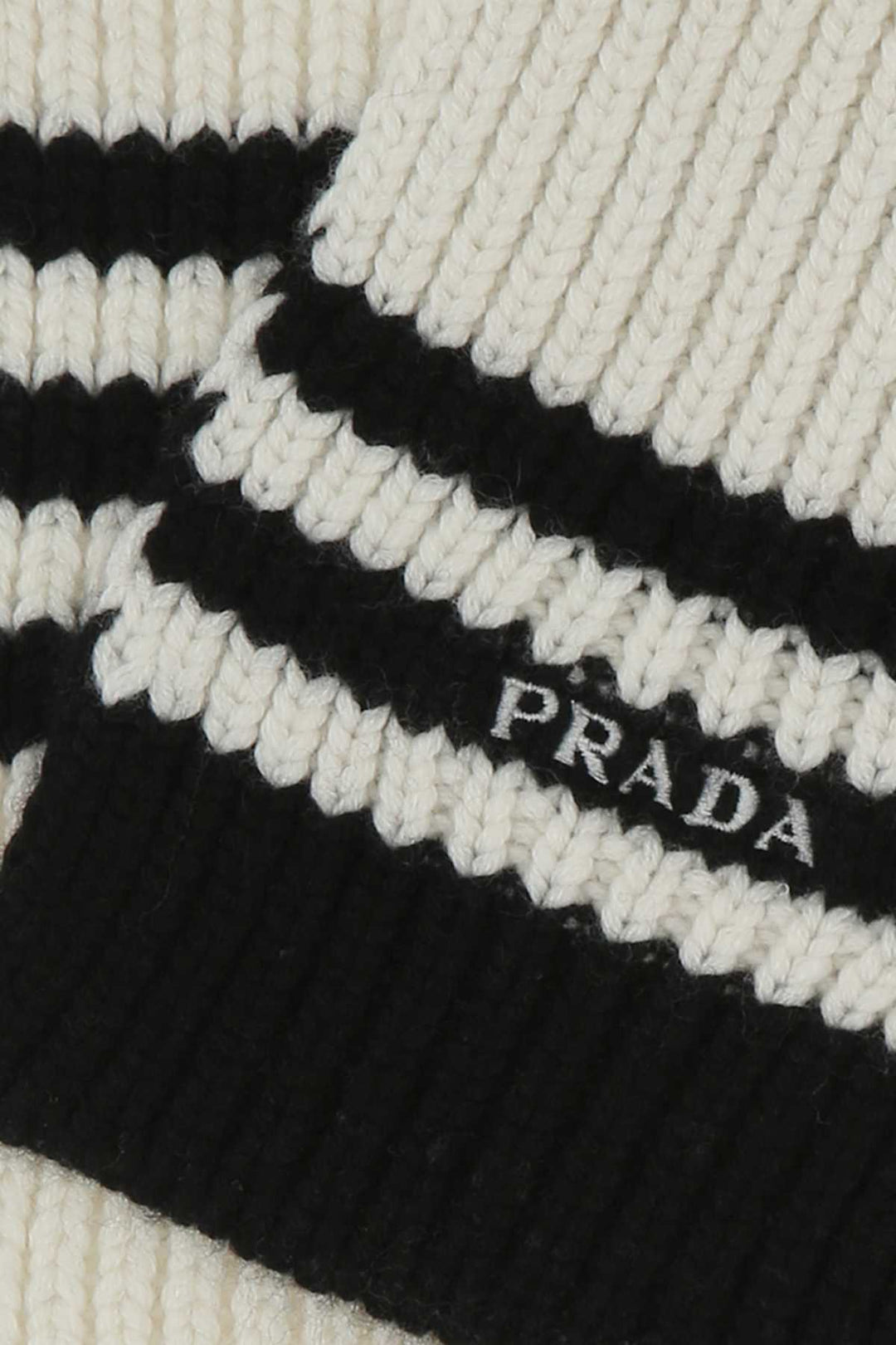 Prada Women Embroidered Cashmere Scarf