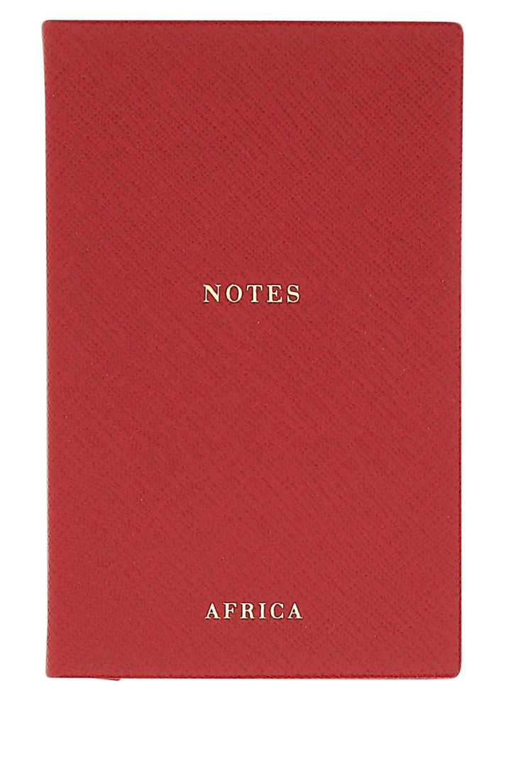 Prada Unisex Red Leather Africa Notebook