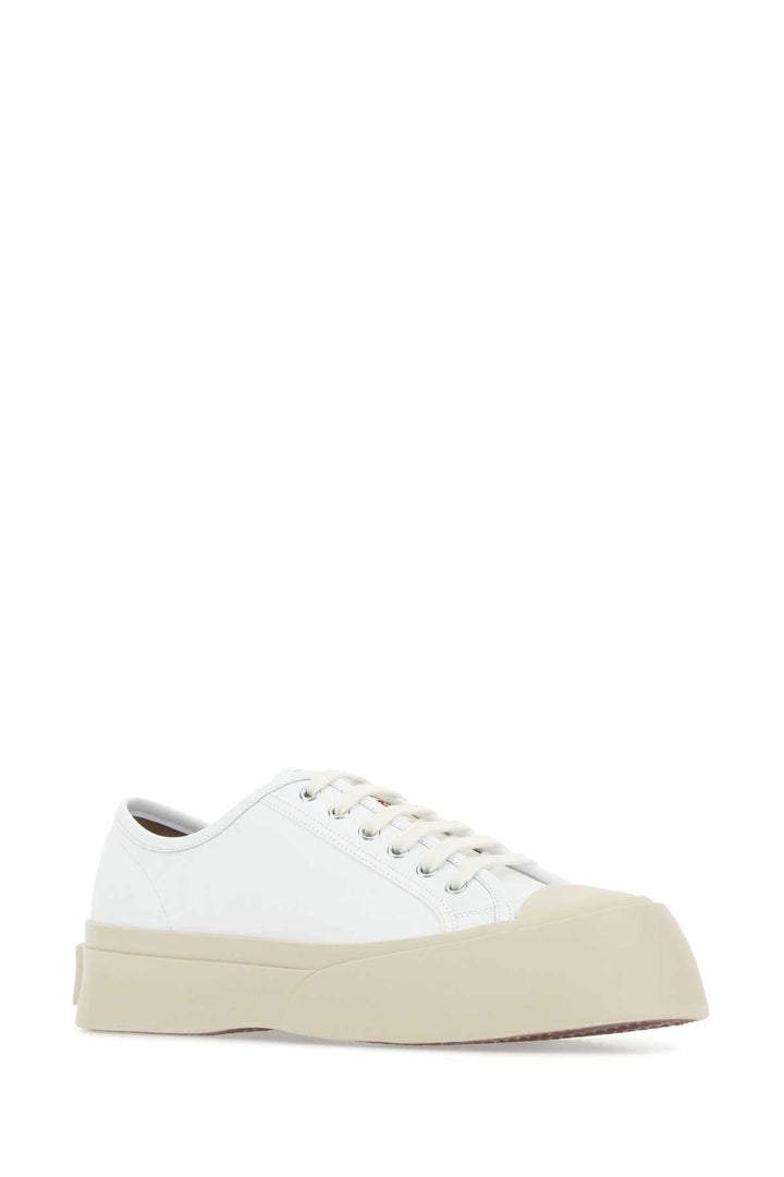 Marni Men White Leather Pablo Sneakers