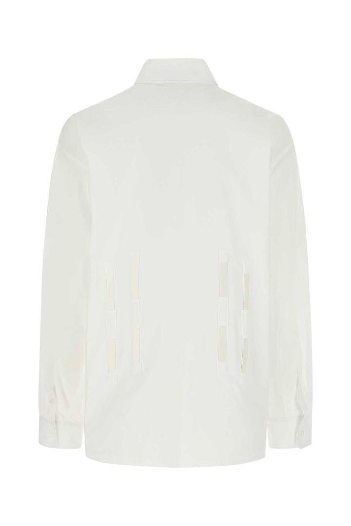 Prada Women White Poplin Oversize Shirt