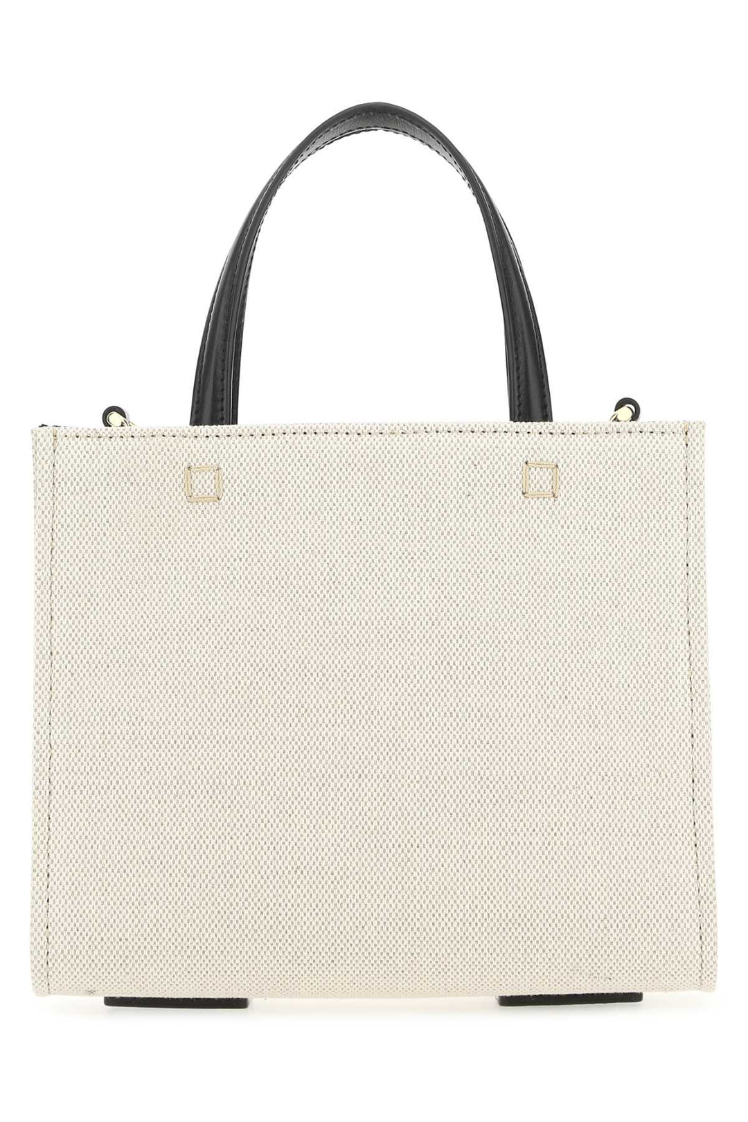 Givenchy Women Ivory Canvas Mini G-Tote Handbag