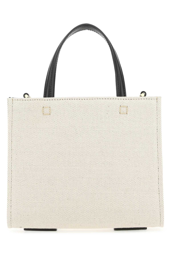 Givenchy Women Ivory Canvas Mini G-Tote Handbag