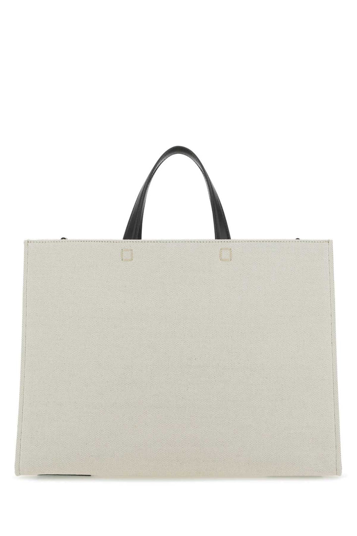 Givenchy Women Ivory Canvas Medium G Shopping Bag