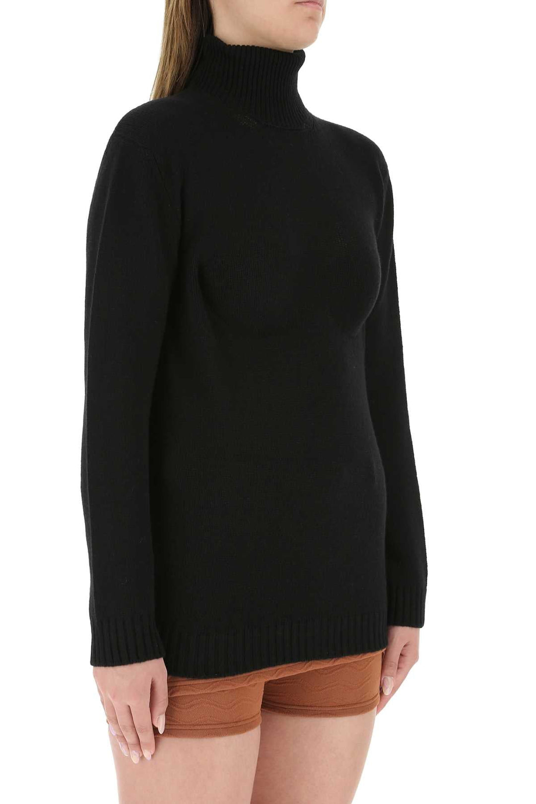 Prada Women Black Cashmere Sweater
