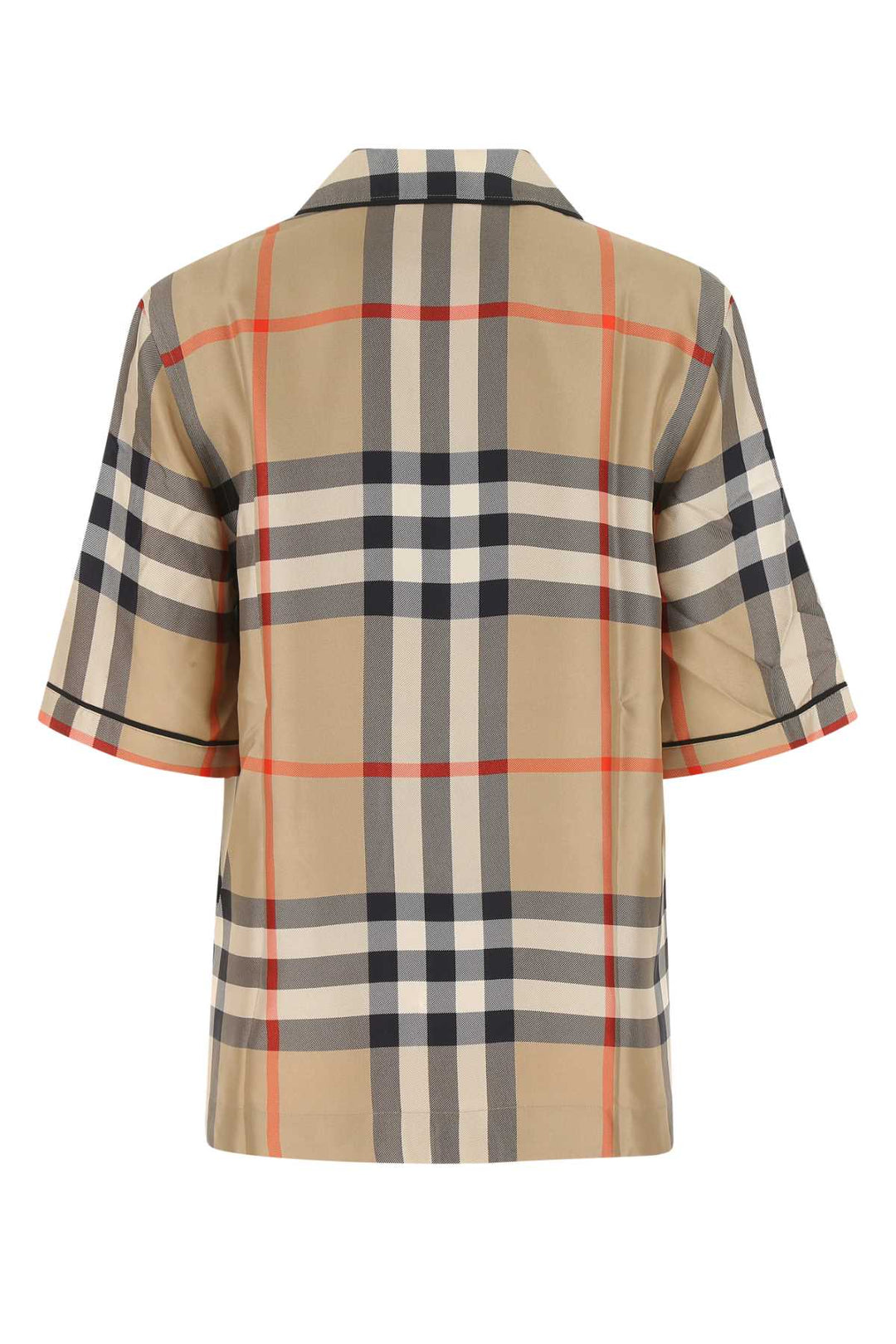 Burberry Women Printed Satin Shirt