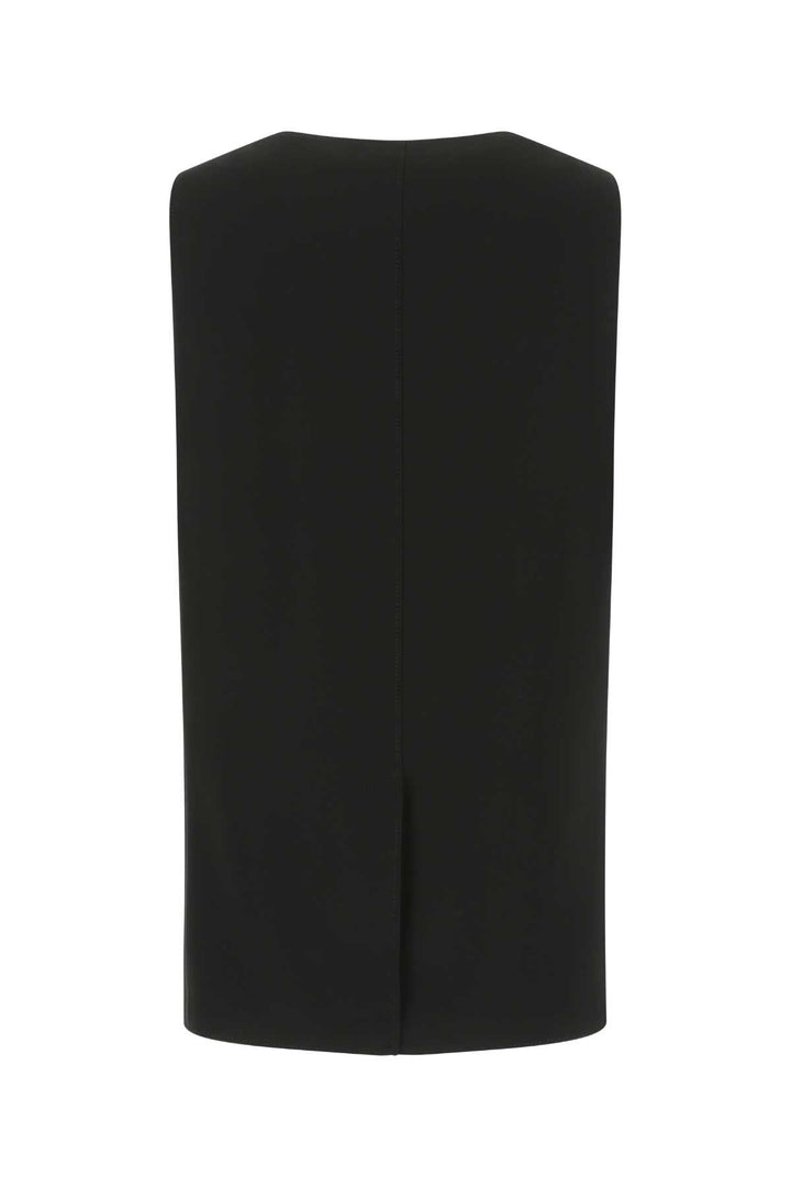 Burberry Women Black Silk Oversize Vest