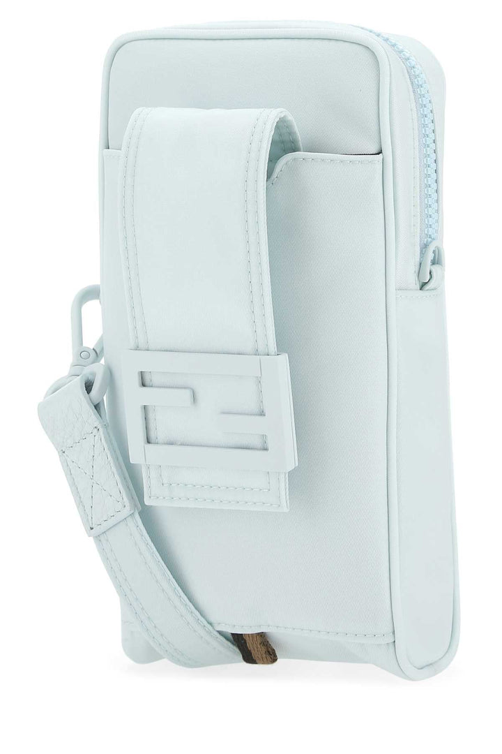 Fendi Men Light-Blue Econylâ® Phone Holder