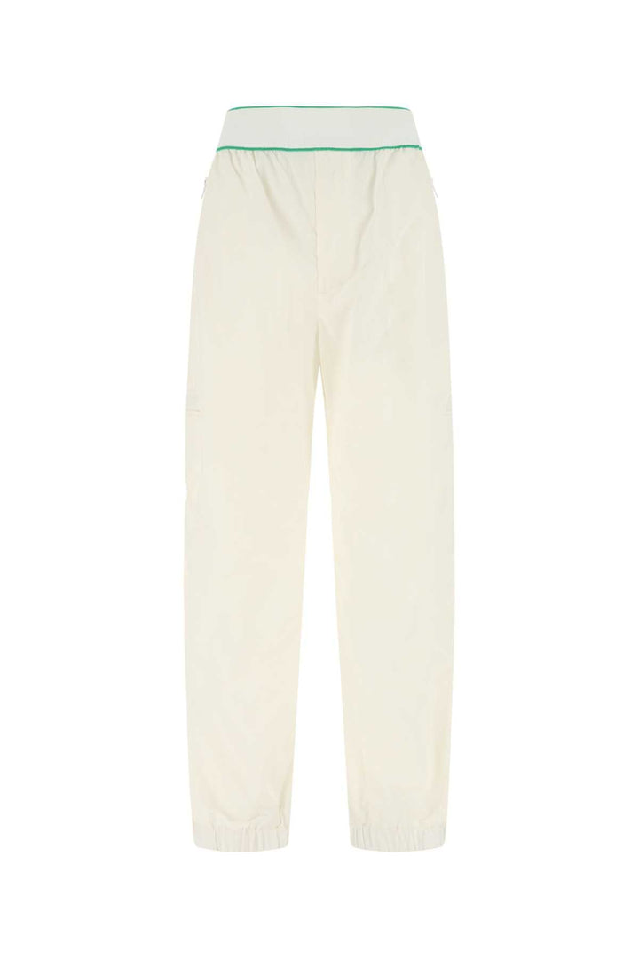 Bottega Veneta Women White Nylon Pant