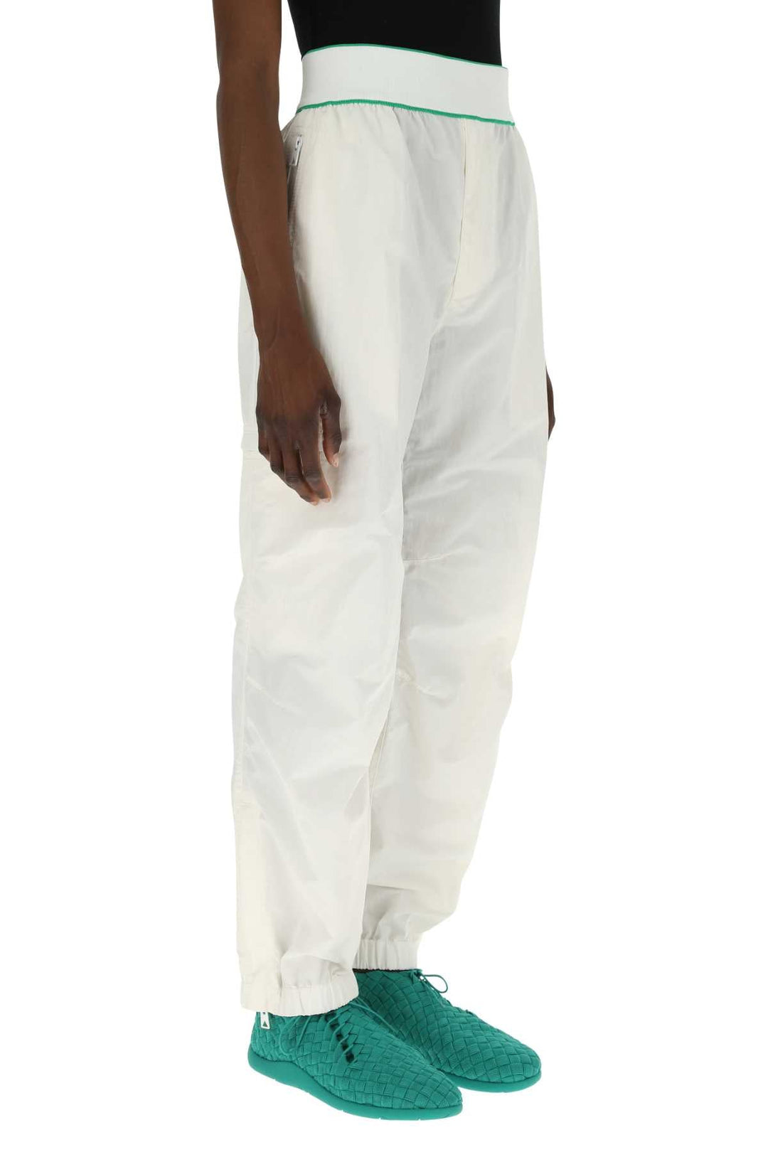 Bottega Veneta Women White Nylon Pant