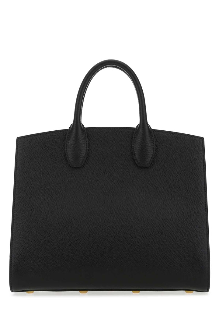 Salvatore Ferragamo Women Black Leather The Studio Handbag