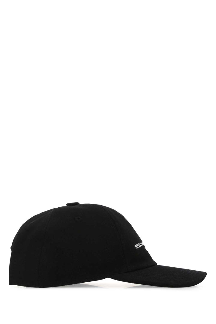 Stella Mccartney Women Black Cotton Blend Baseball Cap