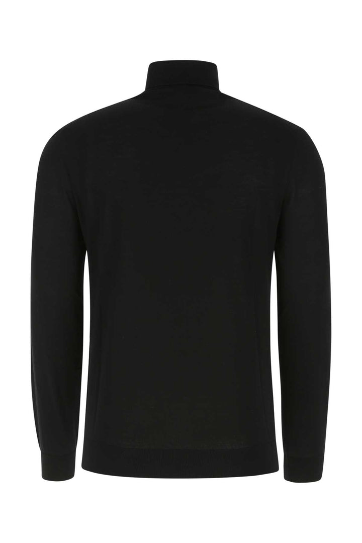Prada Men Black Wool Sweater