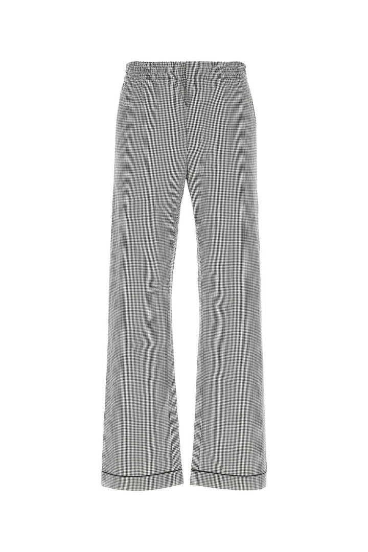 Prada Men Embroidered Poplin Pant